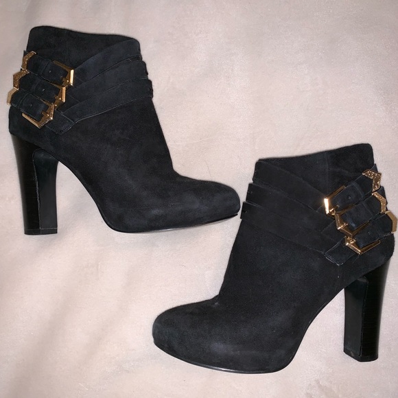 Guess Shoes - Guess Suede Ankle Booties Boots Heels